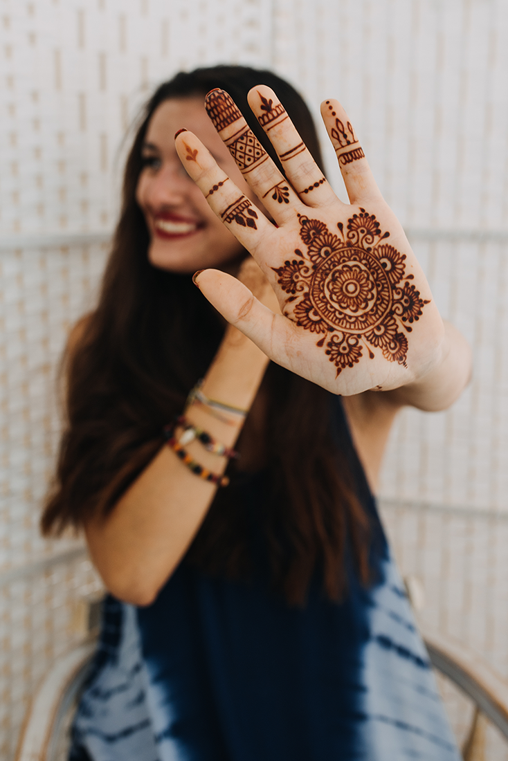 TATUAJE TEMPORAL HENNA O JAGUA