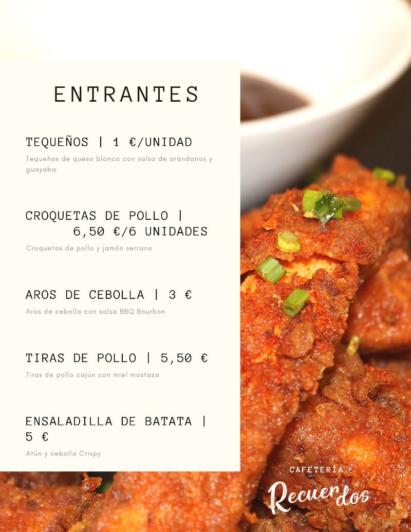 Descuento en entrantes