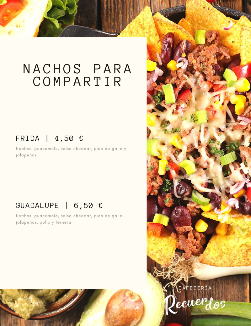 Descuento en Nachos