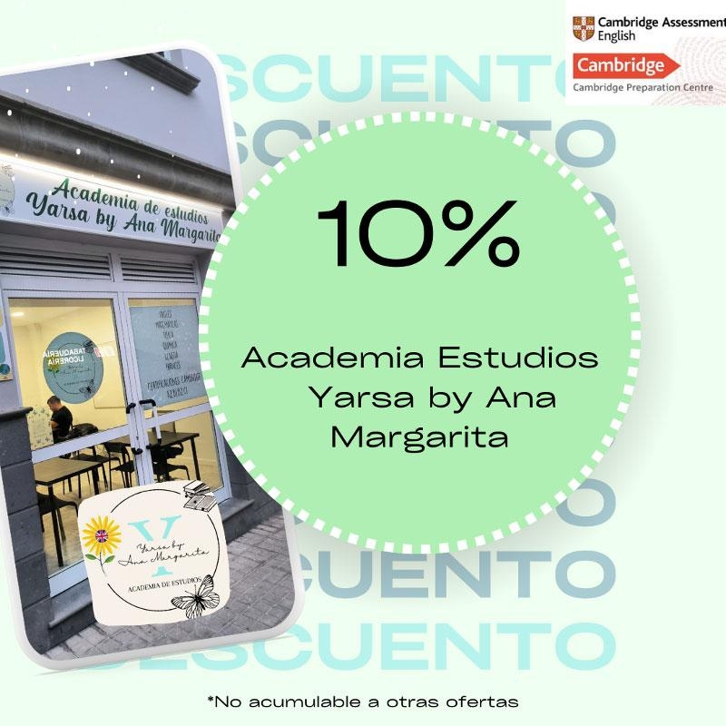 Descuento Academia de Estudios Yarsa en Arucas