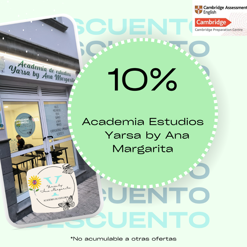 Descuento Academia de Estudios Yarsa en Arucas