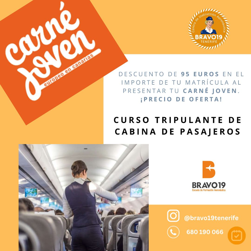 DESCUENTO CURSO TRIPULANTE DE CABINA DE PASAJEROS