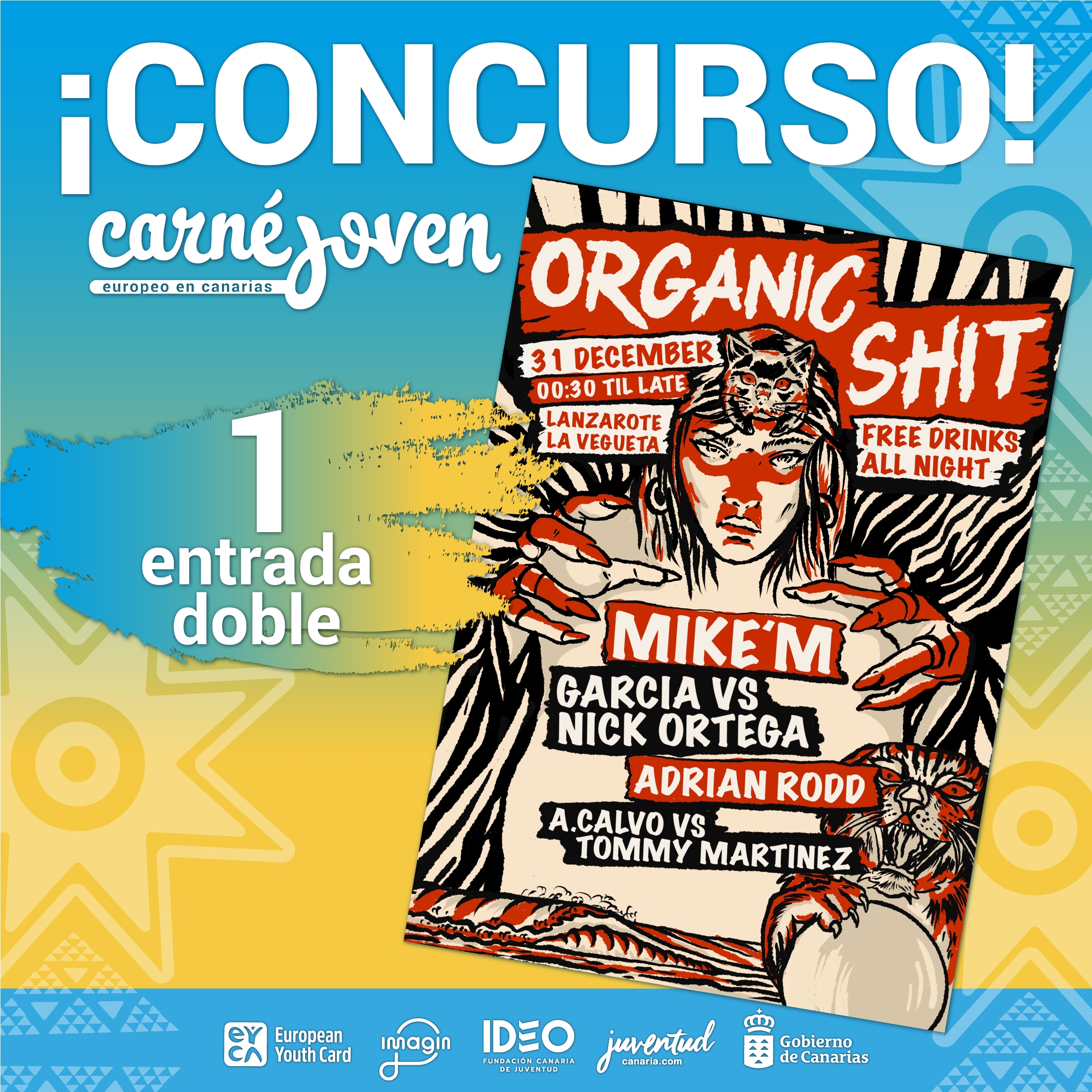 Sorteo de una entrada doble para el Organic Shit Festival