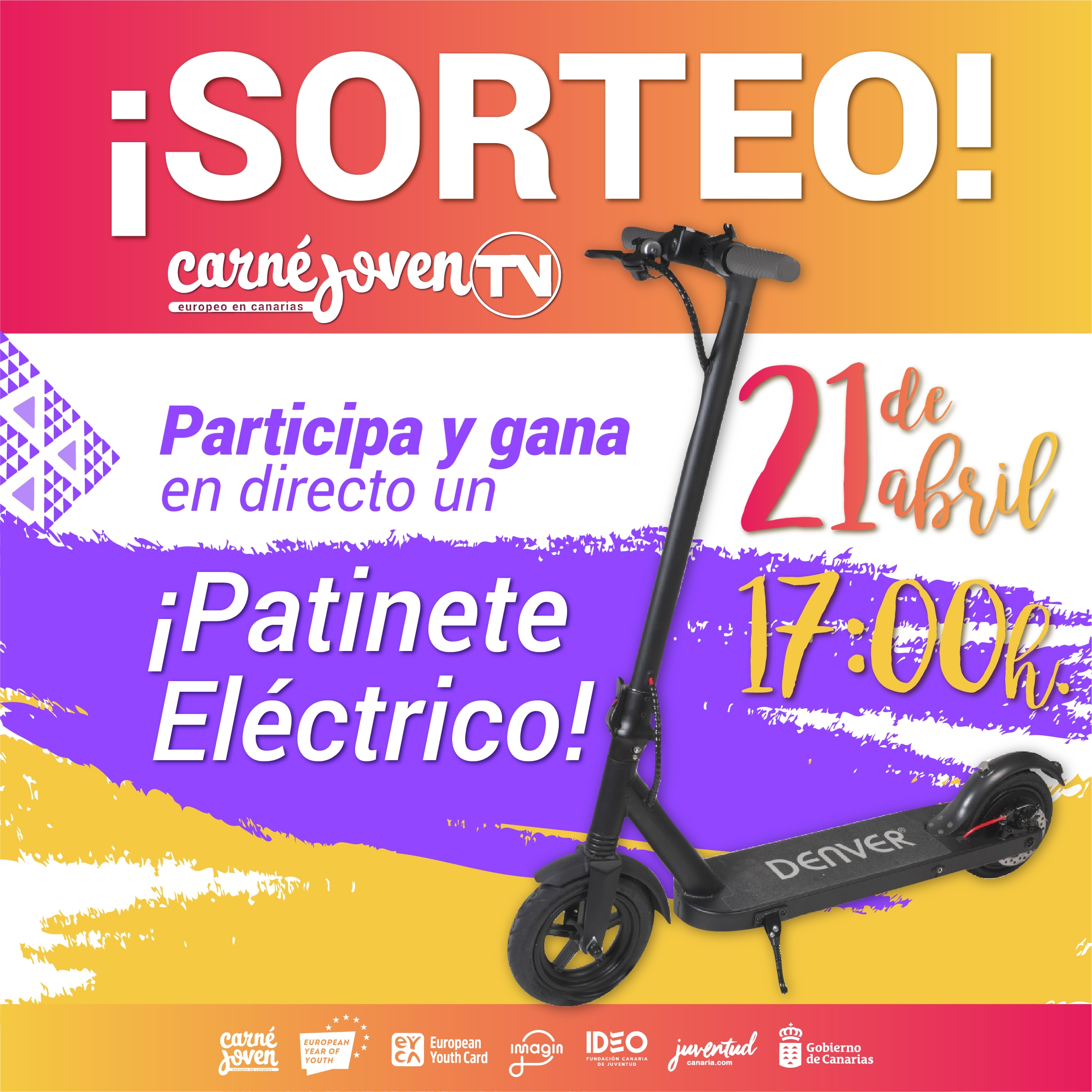 Gana una patineta eléctrica