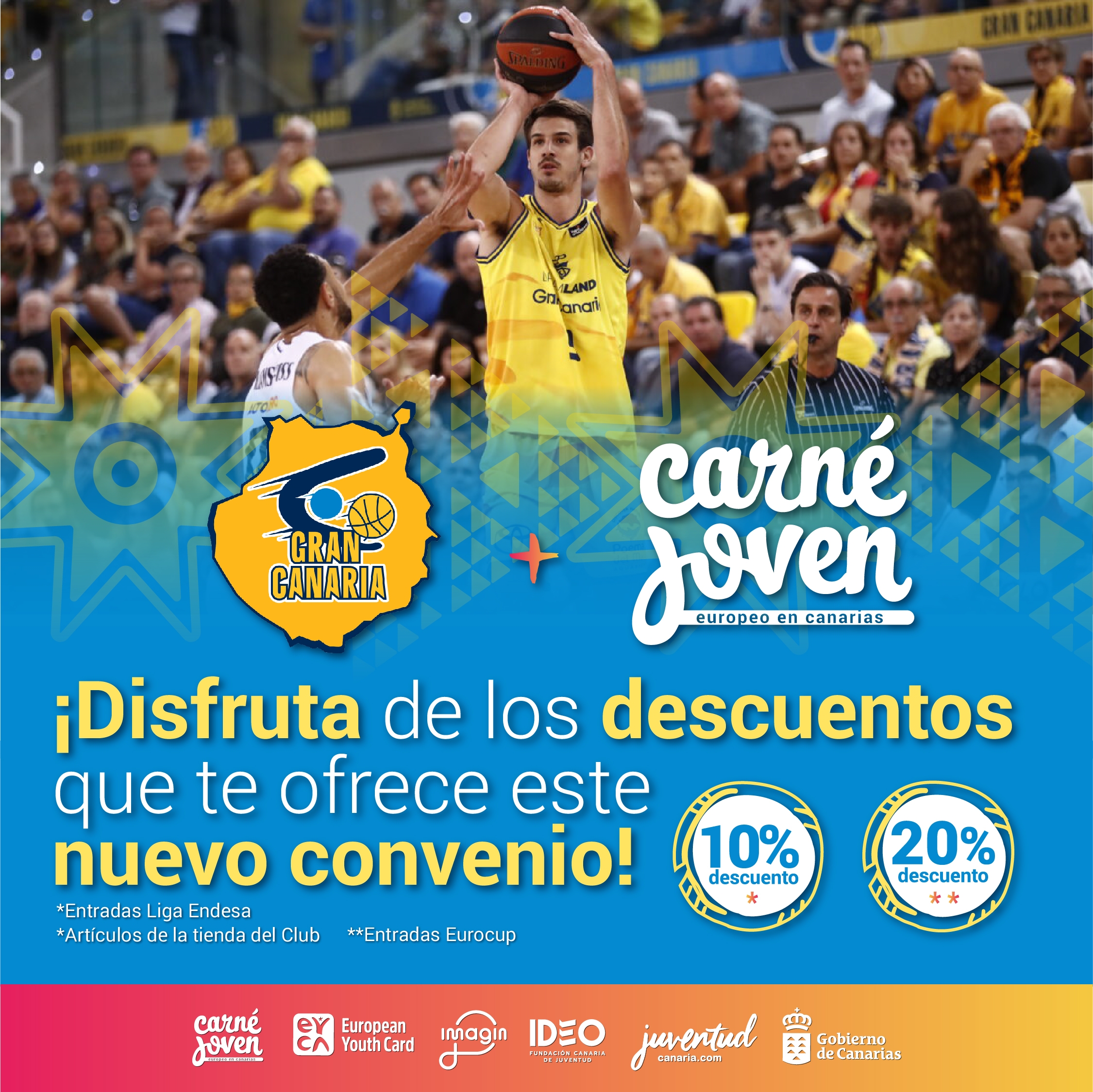 Bufandas de la Eurocup del C.B. Gran Canaria